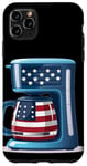 iPhone 11 Pro Max Patriotic coffee bean and maker costume Case