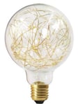 Ampoule LED boucle Globe E27 40lm 1,5W blanc chaud ⌀12,5cm transparent