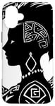 Coque pour iPhone 16 Plus Fantasy Post Punk Celtic Tribal Art Batcave Girl Gothique