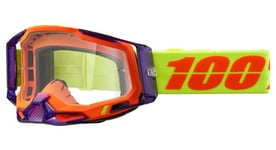 Masque 100  racecraft 2   panam orange violet   verres clairs