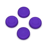 PlayVital Capuchon Joystick pour Steam Deck OLED Console,Joystick Caps pour Steam Deck LCD,Silicone Thumb Grip Caps pour PS Portal-Violet(Points & Clouté Design)