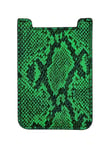 FRENCH CONNECTION FCUK GREEN SNAKE ANIMAL PRINT UNIVERSAL PHONE CASE SRACD3003