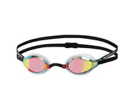 Speedo Unisex Fastskin Speedsocket 2 Swimming Goggles Competitive Racing Goggles Anti-Fog Anti-Leak, White/Mirror, One Size