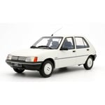 PEUGEOT 205 JUNIOR 1988 WHITE 1:18 Ottomobile Auto Stradali Modellino