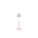 Lampe de table led Poldina Pro Micro Rose, rechargeable et dimmable