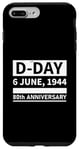 Coque pour iPhone 7 Plus/8 Plus Jour J 80e anniversaire juin 1944 2024 Normandie Landings