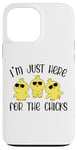 Coque pour iPhone 13 Pro Max I'm Just Here for the Chicks - Adorable poussin de Pâques