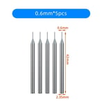 Maant-Stylo De Meulage Électrique,Graveur Réglable À Vitesse D1,Petite Rectifieuse,Mini Ensemble D'outils De Bricolage,Stylo De Gravure Diversifié,Polissage - Type 0.6mm 5pcs