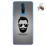 Coque Gel TPU pour Xiaomi Pocophone Little X2 Design Barbe Dessins