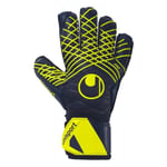 Uhlsport Målvaktshandske Prediction Supersoft - Navy/Vit/Gul adult 101133501