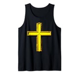 The Rugged Cross of Salvation of Jesus God Trinity Tank Top