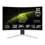 MSI 31.5" MAG 325CQRF QD E2 WQHD 180Hz Rapid VA Curved Gaming Monitor