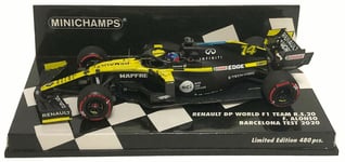 Minichamps Renault F1 RS20 #14 Barcelona Test 2020 - Fernando Alonso 1/43 Scale