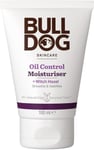 BULLDOG SKINCARE - Oil Control Moisuriser for Men Smooths and Mattifies 100 Ml