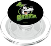 Disney Goofy Green Circle Gawrsh Smile PopSockets PopGrip pour MagSafe