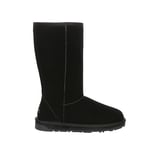 EverAU Australia Womens EVER AU Women Whistler Tall Classic Boots - Black Suede - Size UK 9