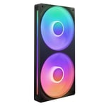 NZXT F240 RGB Core - 240mm Single-Frame Fan Unit with 2 x 120mm RGB Fans - Speed