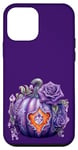 Coque pour iPhone 12 mini Halloween Aesthetic Graphic For Witchy Women Purple Pumpkin