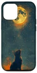 iPhone 12/12 Pro Black cat phone Case