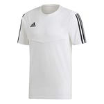 Adidas Tiro19 Tee T-Shirt - White/Black, Tall/Large