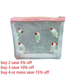 Transparent Makeup Bag Cream Soda Cosmetic Organizer Cosmetic Bag  Travel