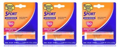 BL Banana Boat Spf#50 Sport Lip Balm 0.15oz (13152)PK OF 3