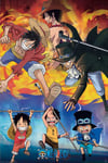 empireposter One Piece Ace Sabo Luffy Poster manga 61 x 91,5 cm