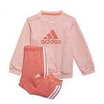 adidas Unisexe bébé I Bos Logo Jog Set Jogging Survetement, Rose (ROSGLO/SEMTUR), 9-12M