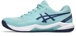 ASICS Homme Gel-Dedicate 8 Padel Sneaker, Teal Tint/Thunder Blue, 45 EU