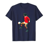 TV Times George Best Playing With Manchester United T-Shirt