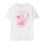 Barbie Womens/Ladies Malibu Off Campus Housing Short-Sleeved T-Shirt - 3XL