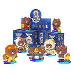 Mighty Jaxx Line Friends Horoscopes Kwistal Fwenz Primus Series | Sealed Tray of 6 - Contains No Duplicates | Blind Box Toy Collectible Figurines