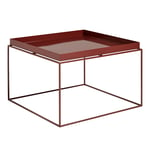 HAY - Tray Table Coffee, Chocolate High Gloss - Sidebord - Metall