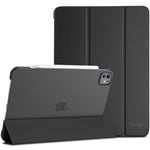 ProCase Smart Case for iPad Pro 11 Inch Case 2024 M4(Model: A2836/A2837/A3006), Slim Folio Stand Hard Back Shell Protective Tablet Cover for 5th Generation iPad Pro 11" 2024 -Black