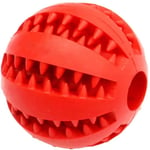 Boule de jouet pour chien, résistant aux morsures non toxiques pour chien - rouge Treetalk