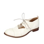 Chaussures Femme MOMA 37 Ue Classique Blanc Cuir EX460-37