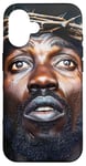 Coque pour iPhone 16 Jésus Noir, Christianisme, Église, Christ, Jésus