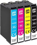 29XL Cartouche d'encre Compatible avec Epson 29 XL Multipack, pour Epson Expression Home XP-235 XP-245 XP-345 XP-255 XP-247 XP-332