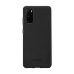 Coque en Suède Alcantara pour Samsung Galaxy S20, Noir Minuit - Neuf