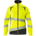 JAKKE,5XL,HI-VIS GUL/MØRK MARI