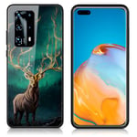 Huawei Fantasy P40 Pro kuoret - Hirvi Monivärinen