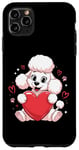 iPhone 11 Pro Max Cute Poodle Love Heart Valentines Day Poodle Lover Case