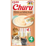 Churu Liquid Godbit Kyckling med lax 4 x 14 g