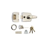 ERA Replacement Front Door Lock 60mm Chrome Effect Body