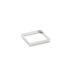 De Buyer 3905.12 Stainless Steel Square Rings, 2 cm High, 12 cm Diameter