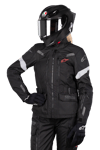 MC-Jakke Alpinestars Stella Valparaiso V3 Drystar Svart