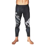 Leone AB932 1947 WACS AB932 Pantalon de Compression pour Homme pour MMA No-Gi Grappling