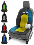 Walser CarComfort Housse de siège de Voiture S-Race, Mention Très Bien* Universel Housse de siège et Coussin de Protection pour Voiture Jaune/Noir