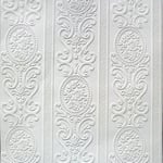 Anaglypta Luxury Textured Vinyl Embossed Paintable Wallpaper Louisa White RD750