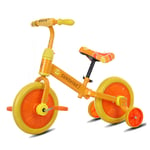 JW-YZWJ Multi-Function Children's Tricycle, Balance Car Detachable Pedal Slide Car Two-Wheeled Baby Bicycle